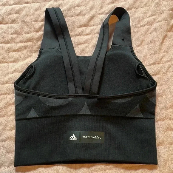 Adidas marimekko fastimpact luxe rum high-support bra-black - Picture 10 of 10